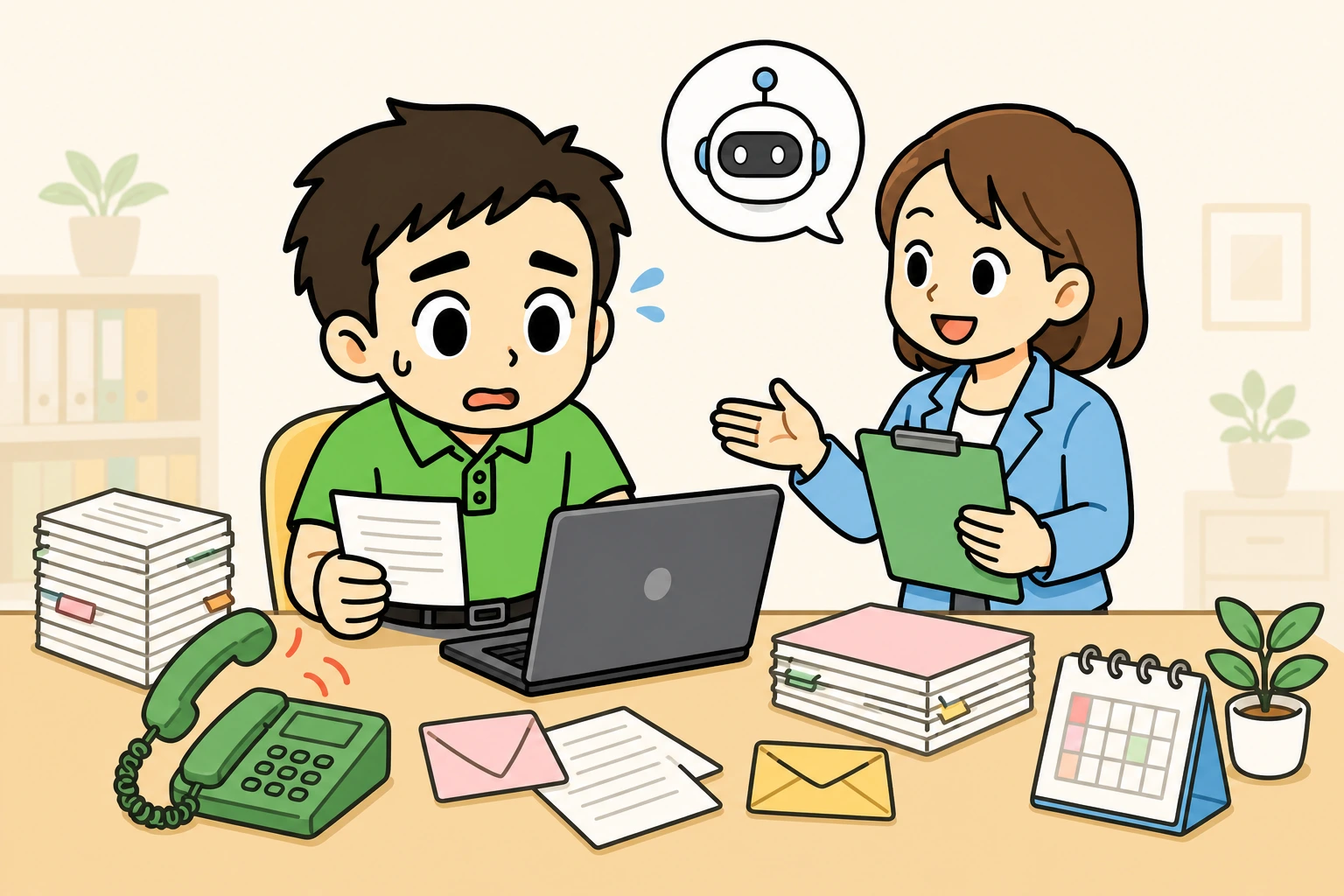 2025年のブースでの相談の様子